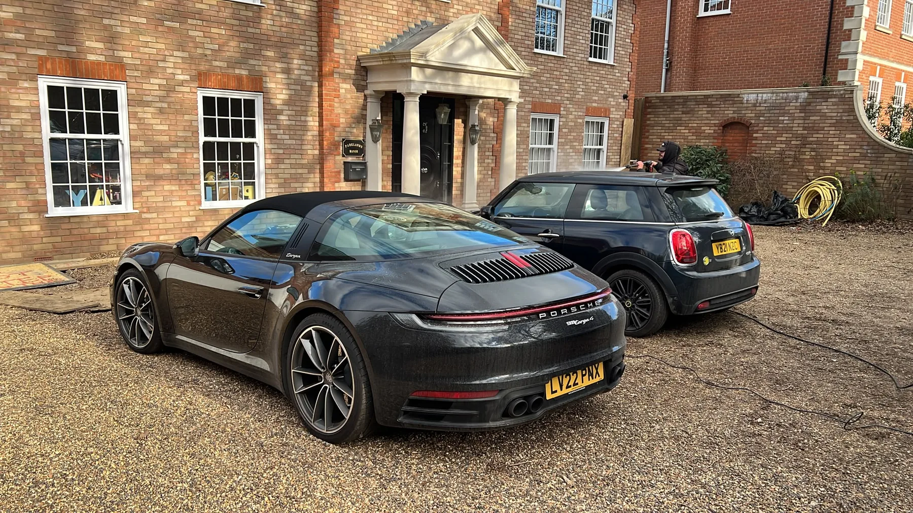 Porsche after a mobile valet