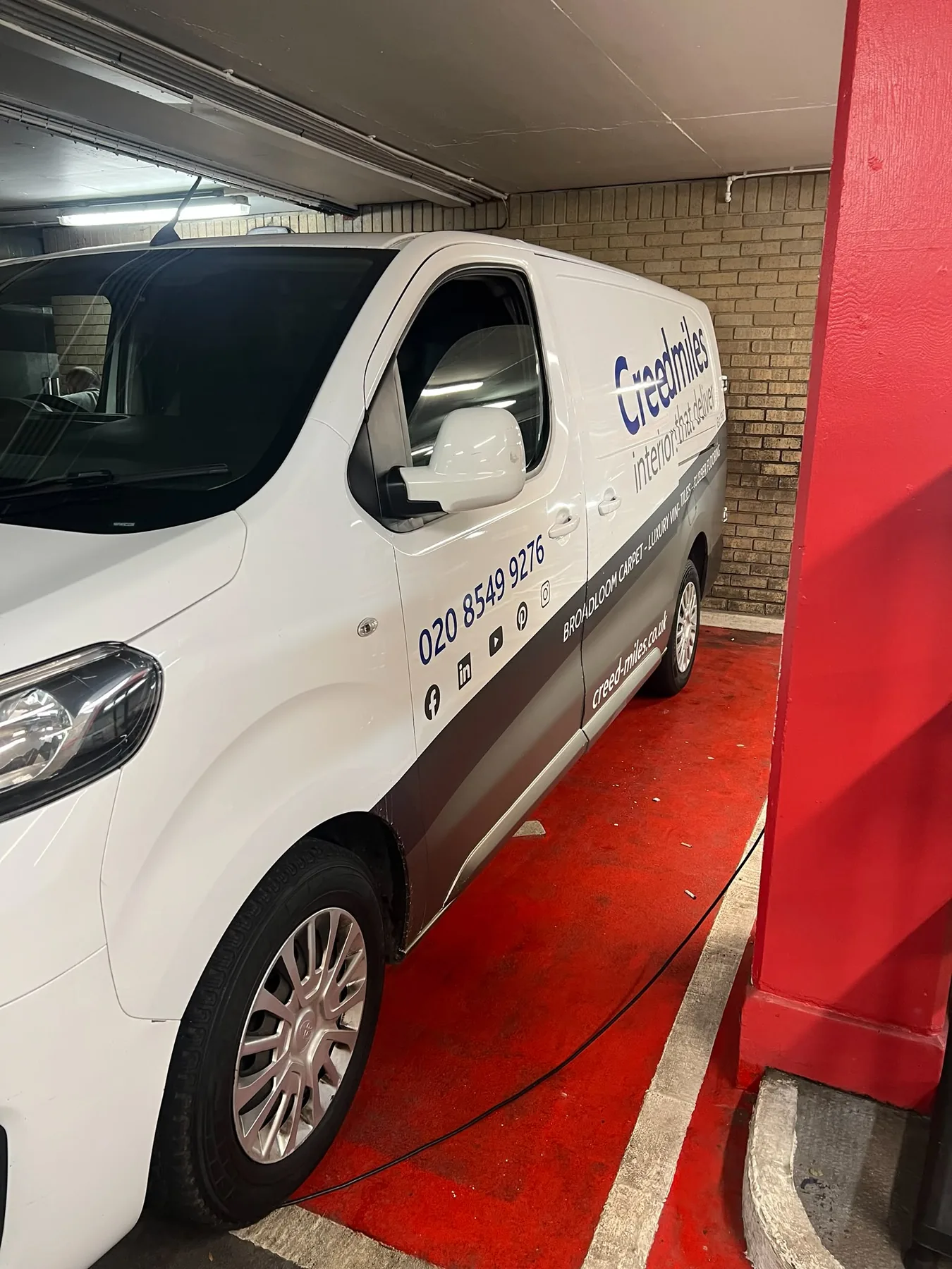 Commercial van detailing work